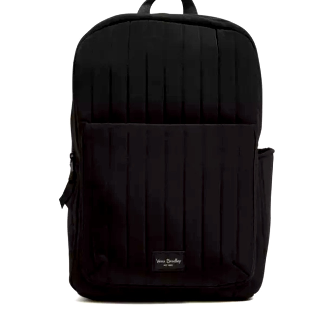 Nwt Vera Bradley Black Lightweight Backpack